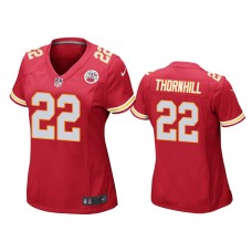 Men's Kansas City Chiefs #22 Juan Thornhill Red NFL Draft Game Jersey