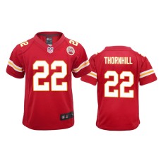 Men's Kansas City Chiefs #22 Juan Thornhill Red NFL Draft Game Jersey