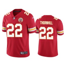 Men's Kansas City Chiefs #22 Juan Thornhill Red NFL Draft Vapor Limited Jersey