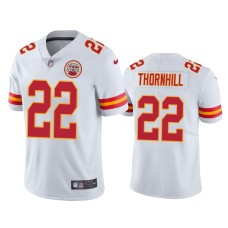 Men's Kansas City Chiefs #22 Juan Thornhill White NFL Draft Vapor Limited Jersey