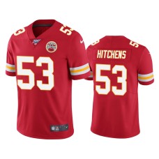 Men's Kansas City Chiefs #53 100th Season Anthony Hitchens Red Limited Jersey