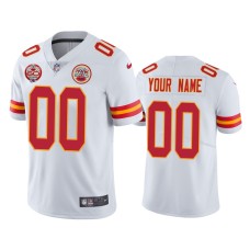 Men's Kansas City Chiefs #00 60th Season Custom White Limited Jersey