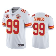 Men's Kansas City Chiefs #99 60th Season Khalen Saunders White Limited Jersey