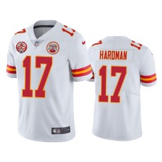 Men's Kansas City Chiefs #17 60th Season Mecole Hardman White Limited Jersey