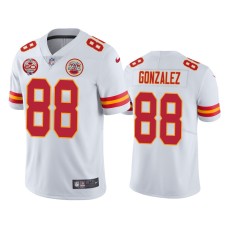 Men's Kansas City Chiefs #88 60th Season Tony Gonzalez White Limited Jersey