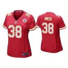 Women's Kansas City Chiefs #38 L'Jarius Sneed Red Game Jersey