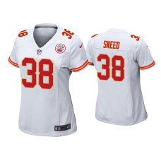 Women's Kansas City Chiefs #38 L'Jarius Sneed White Game Jersey