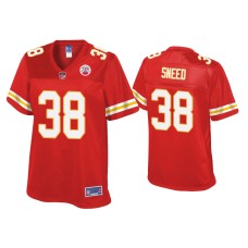 Women's Kansas City Chiefs #38 L'Jarius Sneed Red Pro Line Jersey