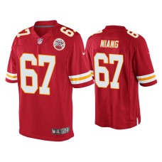 Men's Kansas City Chiefs #67 Lucas Niang Red Game Jersey