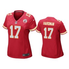 Men's Kansas City Chiefs #17 Mecole Hardman Red NFL Draft Game Jersey