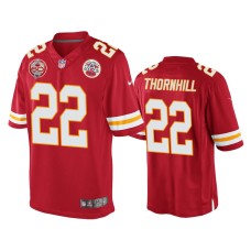 Men's Kansas City Chiefs #22 Juan Thornhill Red 60th Season Game Jersey