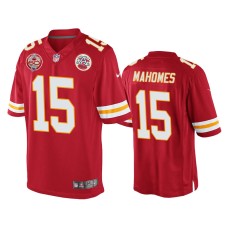 Men's Kansas City Chiefs #15 Patrick Mahomes Red 60th Season Game Jersey