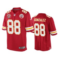 Men's Kansas City Chiefs #88 Tony Gonzalez Red 60th Season Game Jersey