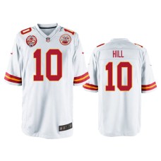 Men's Kansas City Chiefs #10 Tyreek Hill White 60th Season Game Jersey