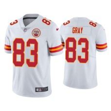 Men's Kansas City Chiefs #83 Noah Gray Vapor Limited White Jersey