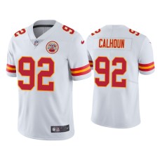 Men's Kansas City Chiefs #92 Shilique Calhoun Vapor Limited White Jersey