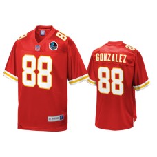 Men's Kansas City Chiefs #88 Tony Gonzalez Red 2019 Hall of Fame Jersey