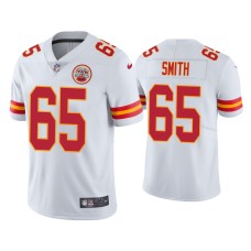 Men's Kansas City Chiefs #65 Trey Smith Vapor Limited White Jersey