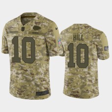 Men's Kansas City Chiefs #10 Tyreek Hill Nike Salute to Service Limited Jersey - Camo