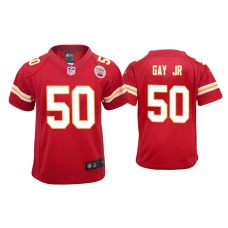 Men's Kansas City Chiefs #50 Willie Gay Jr. Red 2020 NFL Draft Game Jersey