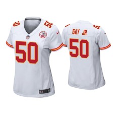 Men's Kansas City Chiefs #50 Willie Gay Jr. White 2020 NFL Draft Game Jersey