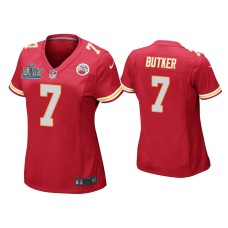 Women's Kansas City Chiefs #7 Harrison Butker Super Bowl LIV Red Game Jersey