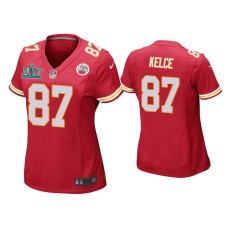 Women's Kansas City Chiefs #87 Travis Kelce Super Bowl LIV Red Game Jersey