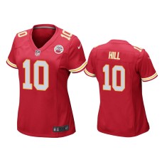 Women's Kansas City Chiefs #10 Red Tyreek Hill Nike Game Jersey