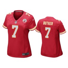 Women's Kansas City Chiefs #7 Red Harrison Butker Nike Game Jersey