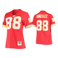 Women's Kansas City Chiefs #88 Tony Gonzalez Red Legacy Replica Jersey