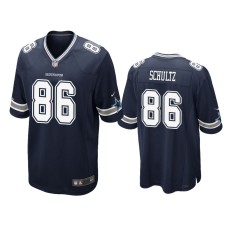 Men's Dallas Cowboys #86 Navy Dalton Schultz Nike Game Jersey