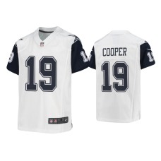 Youth Dallas Cowboys #19 Amari Cooper White Alternate Game Jersey