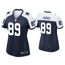 Women's Dallas Cowboys #89 Blake Jarwin Navy Alternate Game Jersey