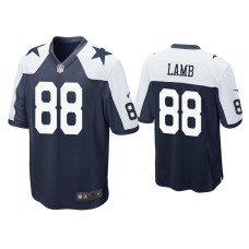 Men's Dallas Cowboys #88 CeeDee Lamb Navy 2020 NFL Draft Alternate Game Jersey