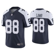 Men's Dallas Cowboys #88 CeeDee Lamb Navy 2020 NFL Draft Alternate Vapor Limited Jersey