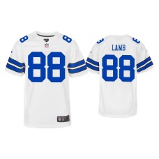 Youth Dallas Cowboys #88 CeeDee Lamb White Game Jersey