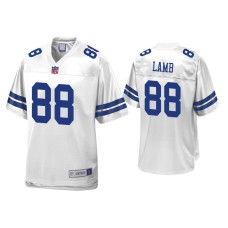 Men's Dallas Cowboys #88 CeeDee Lamb White Pro Line Jersey