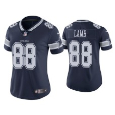 Men's Dallas Cowboys #88 CeeDee Lamb Navy 2020 NFL Draft Vapor Limited Jersey