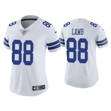 Men's Dallas Cowboys #88 CeeDee Lamb White 2020 NFL Draft Vapor Limited Jersey