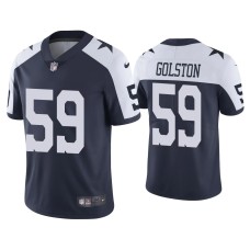 Men's Dallas Cowboys #59 Chauncey Golston Vapor Limited Navy Jersey