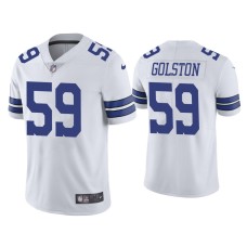 Men's Dallas Cowboys #59 Chauncey Golston Vapor Limited White Jersey