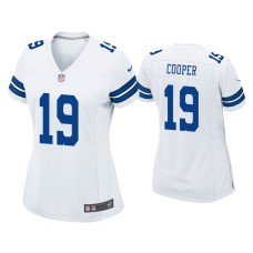 Women's Dallas Cowboys #19 Amari Cooper White Game Jersey