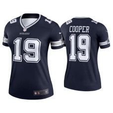 Women's Dallas Cowboys #19 Amari Cooper Navy Legend Jersey