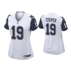 Women's Dallas Cowboys #19 Amari Cooper White Alternate Game Jersey