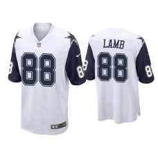 Men's Dallas Cowboys #88 CeeDee Lamb White Alternate Game Jersey