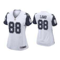 Women's Dallas Cowboys #88 CeeDee Lamb White Alternate Game Jersey