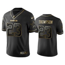 Men's Dallas Cowboys #23 2019 Golden Edition Vapor Limited Darian Thompson Black Jersey