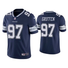 Men's Dallas Cowboys #97 Vapor Limited Everson Griffen Navy Jersey