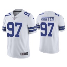 Men's Dallas Cowboys #97 Vapor Limited Everson Griffen White Jersey