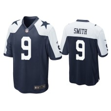 Men's Dallas Cowboys #9 Jaylon Smith Navy Alternate Game Jersey